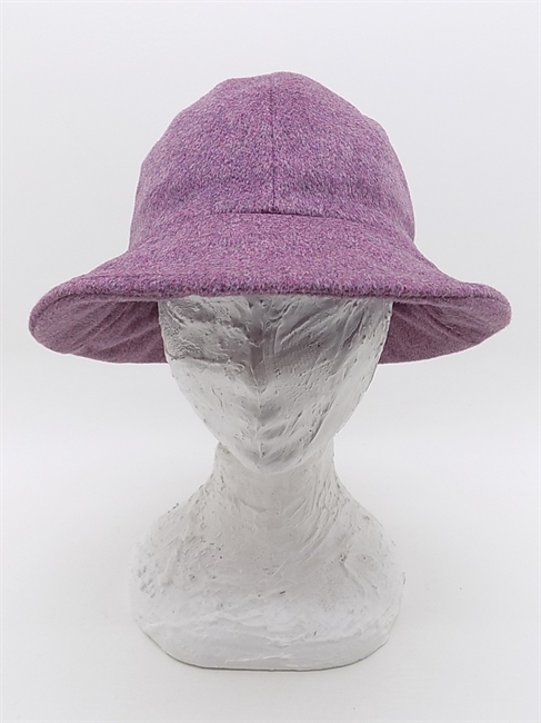 CLOCHE IN PURA ANGORA LILLA