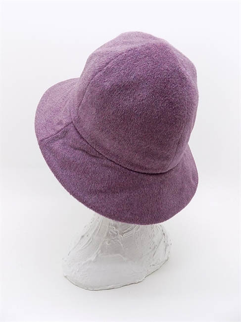 CLOCHE IN PURA ANGORA LILLA