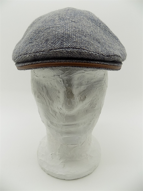 COPPOLA IN JUTA GRIGIO RIFINITURE IN CUOIO