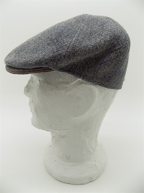 COPPOLA IN JUTA GRIGIO RIFINITURE IN CUOIO