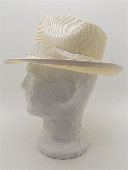 TRILBY PARASISOL BIANCO CON RIFINITURE-en