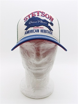 TRUCKER CAP GREAT PLAINS BLU BEIGE E VERDE