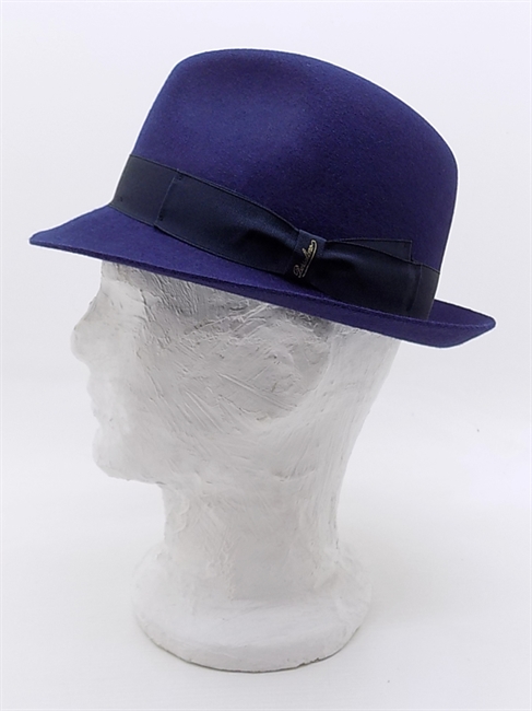 TRILBY FELTRO RASATO BLU TESA PICCOLA-en