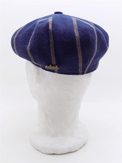 COPPOLA HATTERAS CONTRAST STRIPES WOOL BLU SCURO