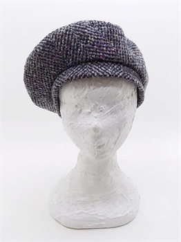 SVEVA MAXI BASCO LANA GRIGIO/NERA CON PAILLETTES
