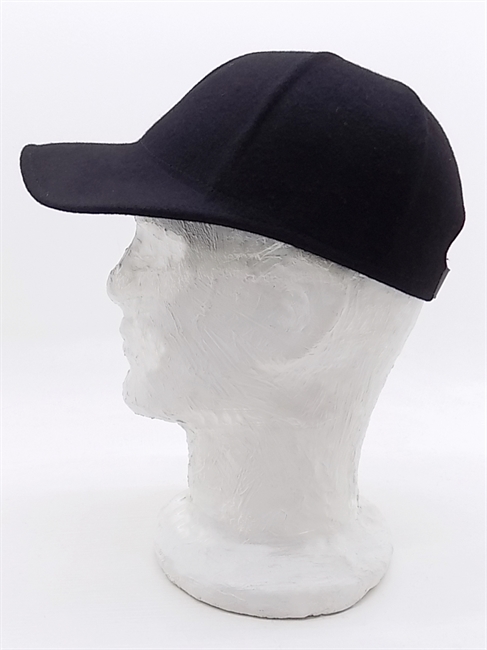 TIMOTHEE BASEBALL CAP IN FELTRO DI LANA NERO-en