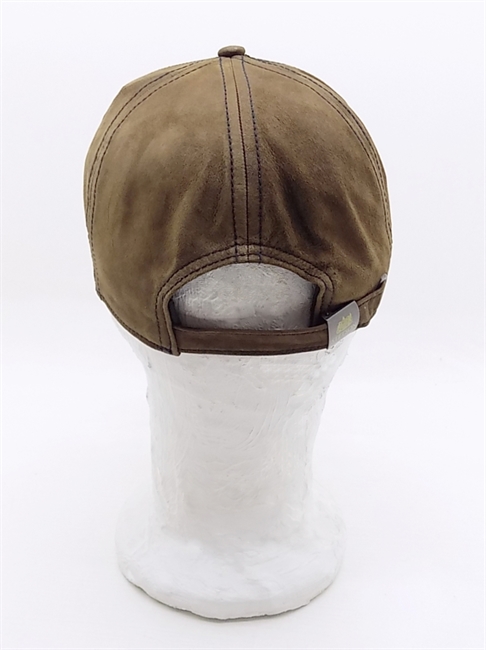 TRUCKER CAP OILY GOAT SUEDE MARRONE-en