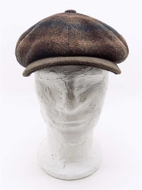COPPOLA HATTERAS JOHNNY IN FANTASIA A QUADRI NERA MARRONE BEIGE
