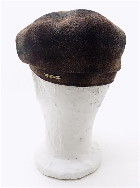 COPPOLA HATTERAS JOHNNY IN FANTASIA A QUADRI NERA MARRONE BEIGE