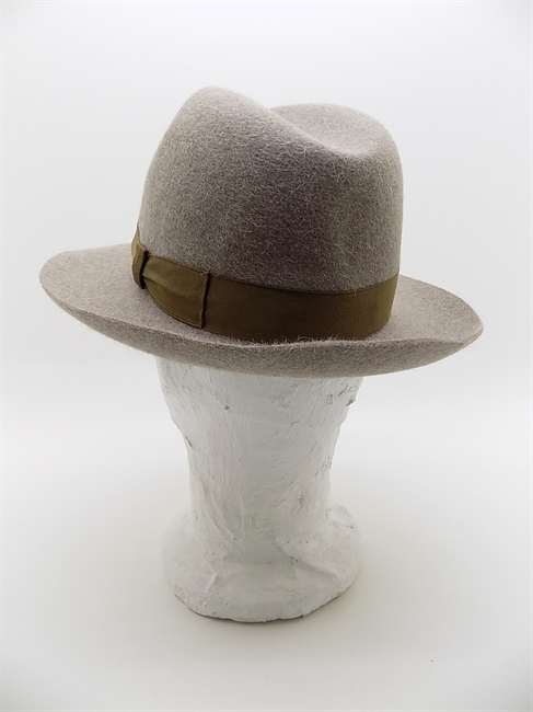 TRILBY IN FELTRO DI LAPIN BEIGE MELANGE