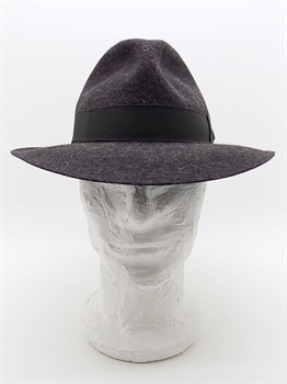 TRILBY IN FELTRO DI LAPIN GRIGIO TORTORA MELANGE