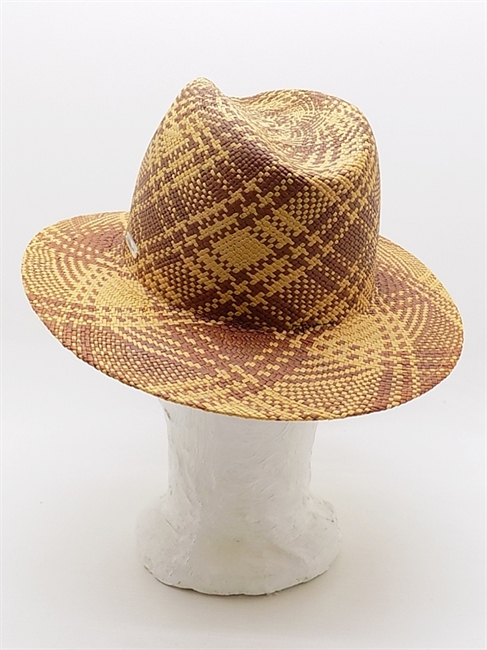 HENRY IN FIBRA VEGETALE BICOLORE BEIGE E MARRONE