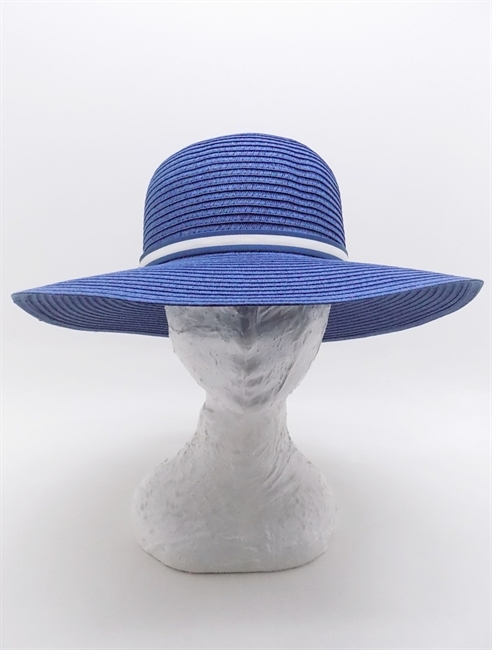 GISELLE IN TRECCIA DI CARTA TESSILE BLU