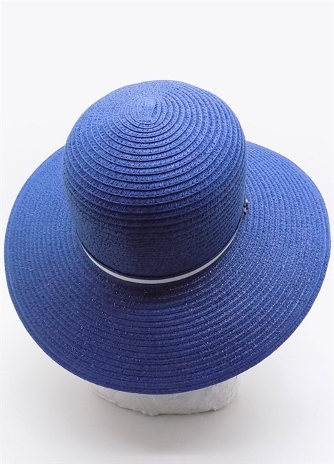 GISELLE IN TRECCIA DI CARTA TESSILE BLU