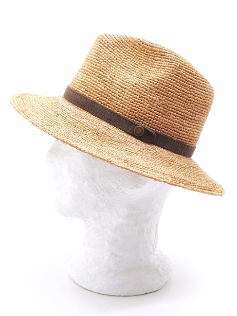 TRAVELLER ROLLABLE IN PAGLIA CROCHET BEIGE NATURALE