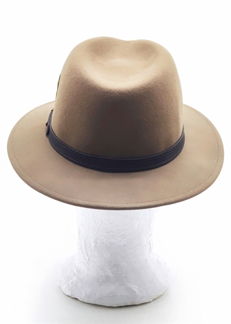 DELVARO TRAVELLER SOFT FELT MARRONE PIEGHEVOLE IDROREPELLENTE