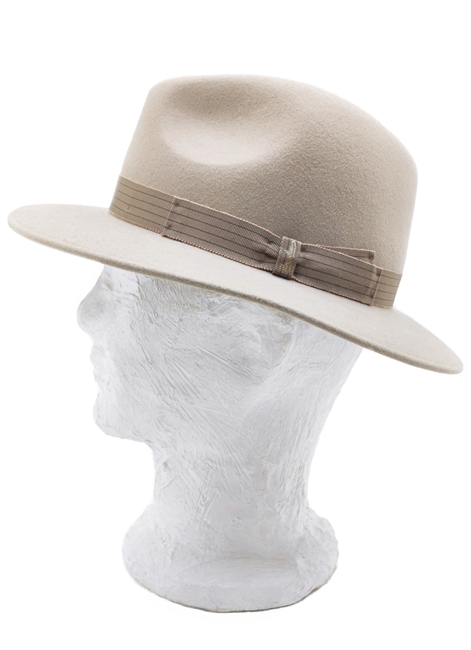 COUNTRY TESA MEDIA IN FELTRO DI LANA-CASHMERE BEIGE