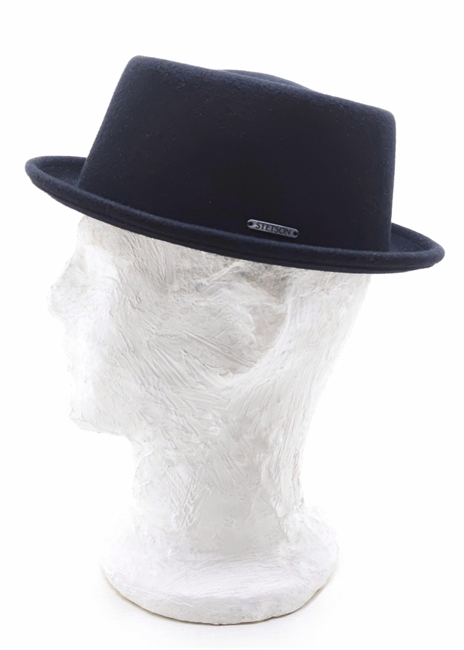 PORK PIE WOOLFELT LANA UNI NERO