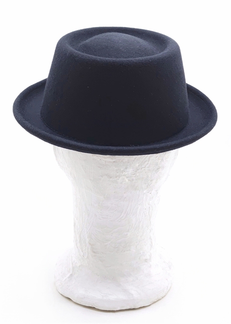 PORK PIE WOOLFELT LANA UNI NERO