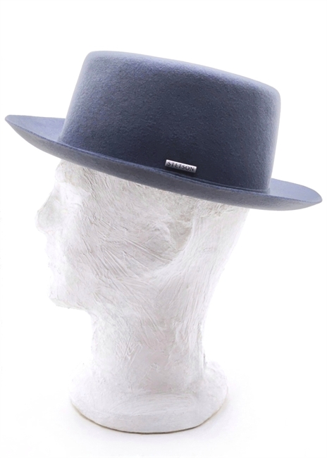 PORK PIE SOFTFELT IN LANA MAYSVILLE GRIGIO ANTRACITE