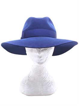 SOPHIE IN FELTRO DI LANA FINE BLU