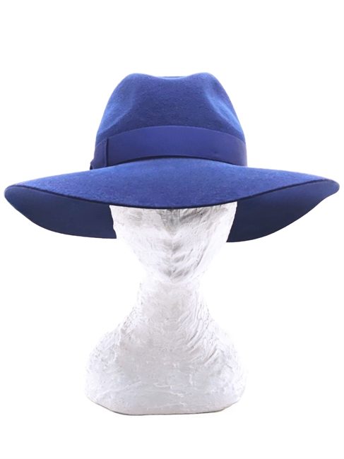 SOPHIE IN FELTRO DI LANA FINE BLU