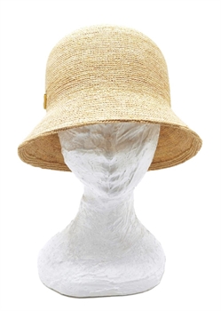 KOKO CLOCHE IN RAFIA CROCHET BEIGE NATURALE