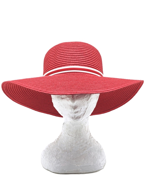 GISELLE TRECCIA CARTA TESSILE ROSSA TESA LARGA