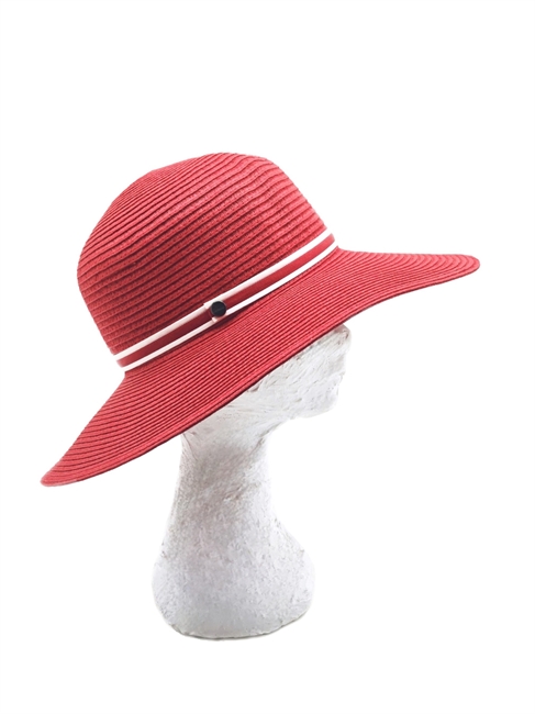 GISELLE TRECCIA CARTA TESSILE ROSSA TESA LARGA