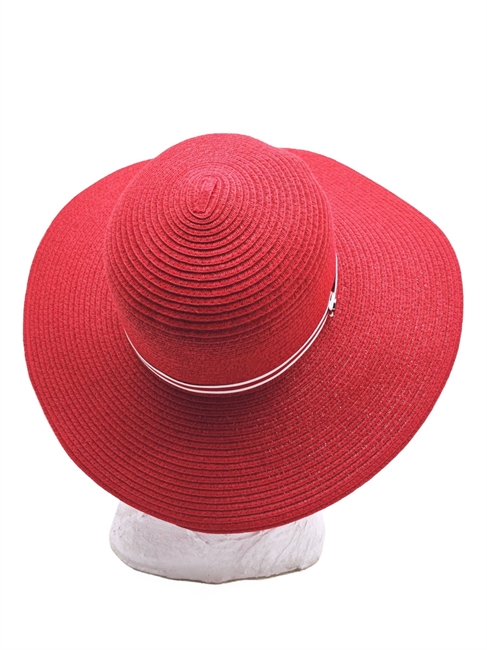 GISELLE TRECCIA CARTA TESSILE ROSSA TESA LARGA