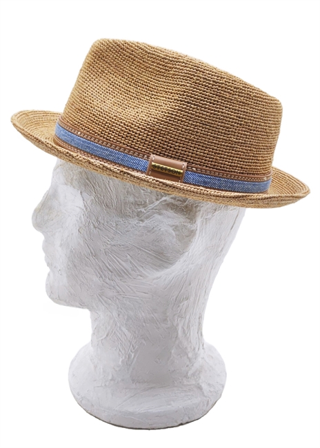 CAPPELLO VINTAGE PLAYER CROCHET BEIGE NATURALE