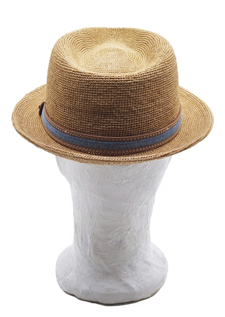 CAPPELLO VINTAGE PLAYER CROCHET BEIGE NATURALE