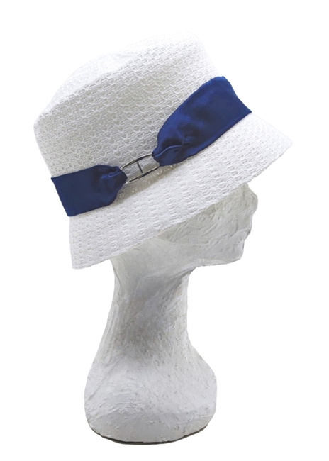 CLOCHE UNCINETTO BIANCA RASO ALTO