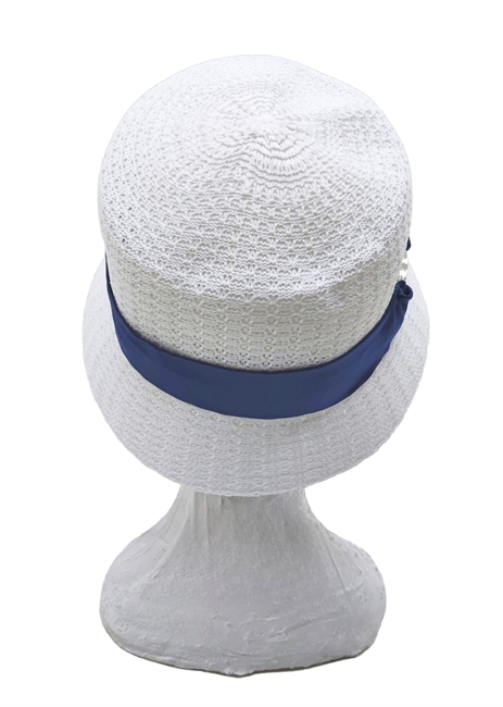 CLOCHE UNCINETTO BIANCA RASO ALTO