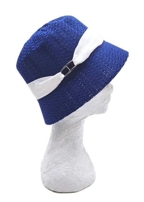 CLOCHE UNCINETTO BLU RASO ALTO