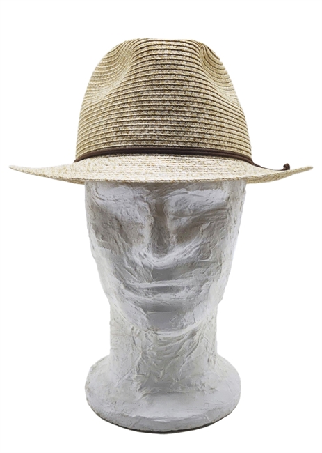 CAPPELLO WASHED BRAID TRILBY BEIGE CHIARO