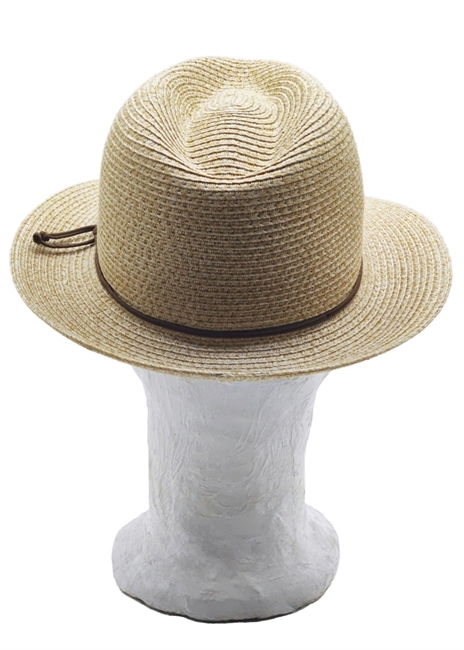 CAPPELLO WASHED BRAID TRILBY BEIGE CHIARO