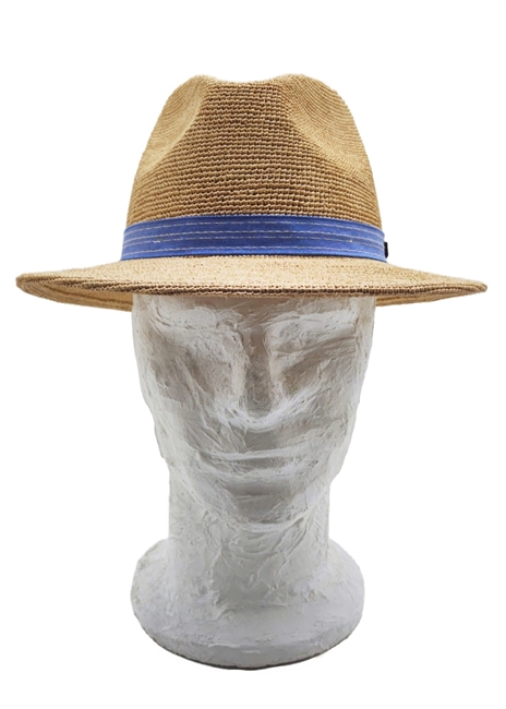 TRAVELLER BARISTA IN RAFIA CROCHET BEIGE NATURALE