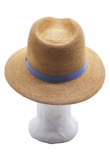 TRAVELLER BARISTA IN RAFIA CROCHET BEIGE NATURALE