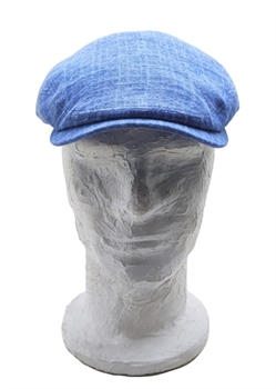 DRIVER CAP IN LINO BARISTA AZZURRO