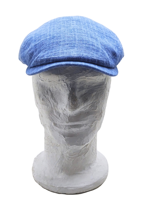 DRIVER CAP IN LINO BARISTA AZZURRO