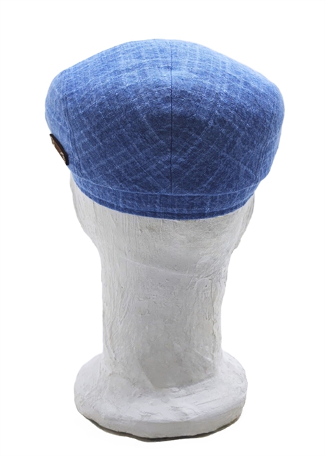 DRIVER CAP IN LINO BARISTA AZZURRO