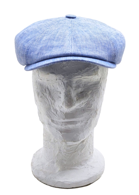 COPPOLA HATTERAS CLASSIC IN LINO AZZURRO