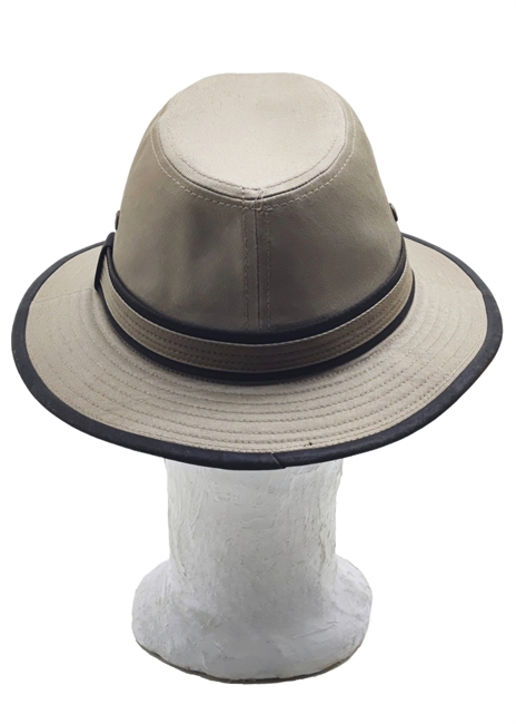 CAPPELLO TRAVELLER ANTI UV AVA COTTON BEIGE/VERDE