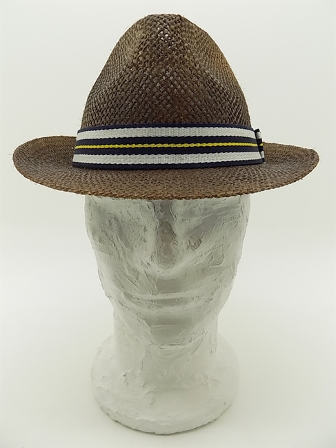 TRILBY IN JUTA CON NASTRO RIGATO