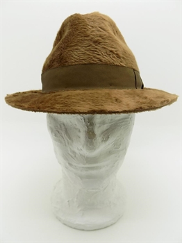 TRILBY IN FELTRO DI LAPIN MARRONE BRUCIATO