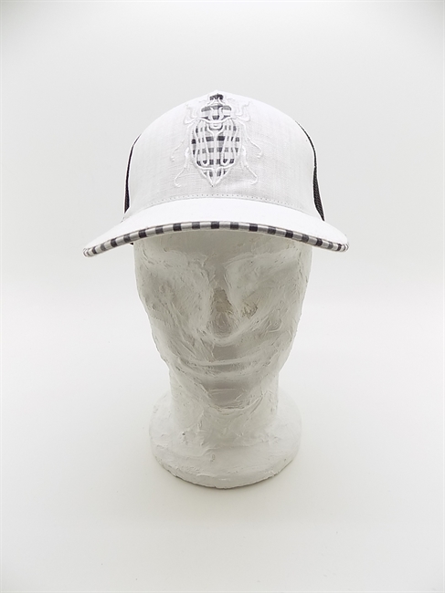 BASEBALL LINO RICAMO INSETTI FOD.SCOZZESE NERO-en