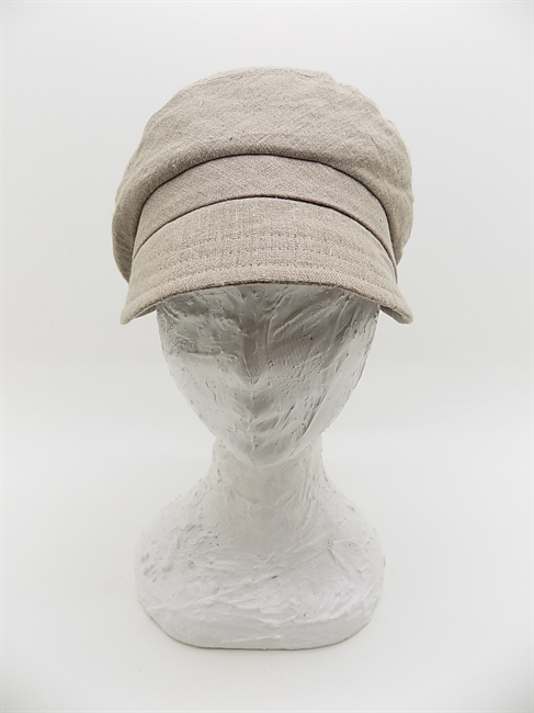 CAPPELLO IN LINO NATURALE-en