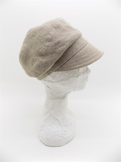 CAPPELLO IN LINO NATURALE-en