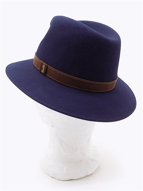COUNTRY FELTRO RASATO ALESSANDRIA BLU MIRTILLO TESA MEDIA